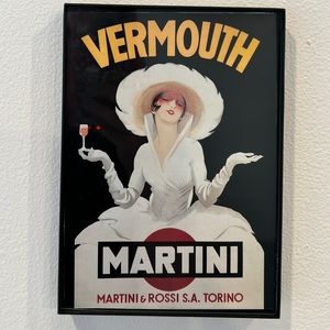 Vermouth Martini framed print 5” x 7”